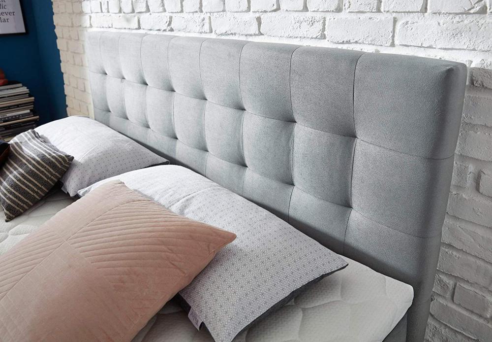 łóżko tapicerowane z materacem - Zdjęcie 1